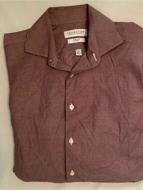 Michael Strahan Collection Men’s Regular Fit Long Sleeve Dress Shirt Size 16